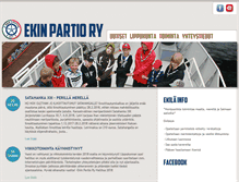 Tablet Screenshot of ekinpartio.fi